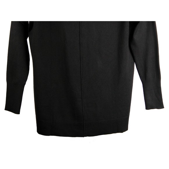 Lane Bryant Womens Sweater 14/16 Scoop Neck Reverse Seam Lightweight Basic Black - Picture 7 of 11